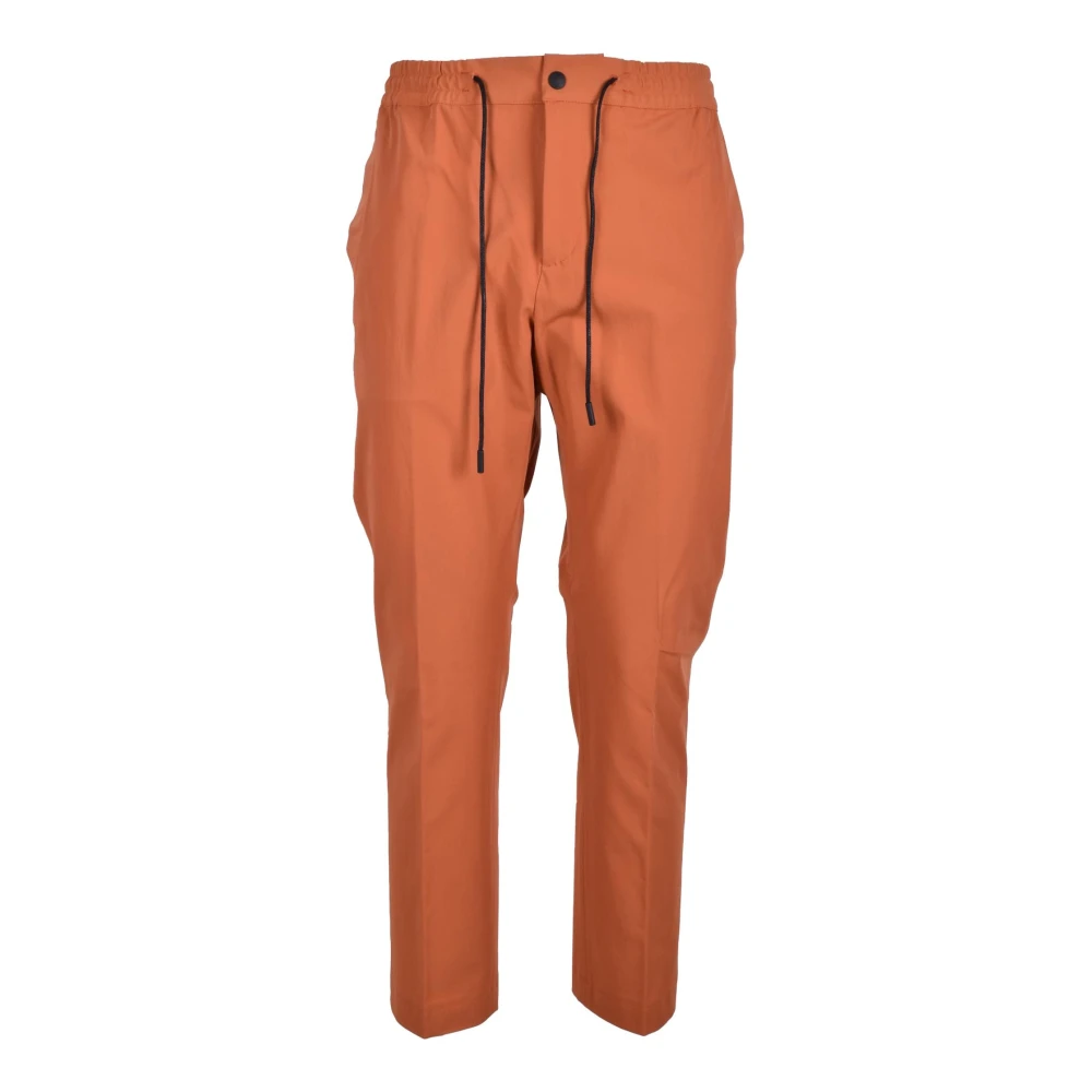 PT Torino Katoenmix Stretch Broek Brown Heren