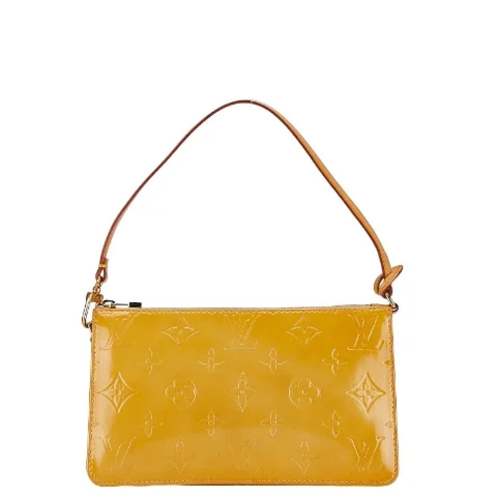 Louis Vuitton Vintage Pre-owned Leather clutches Yellow Dames