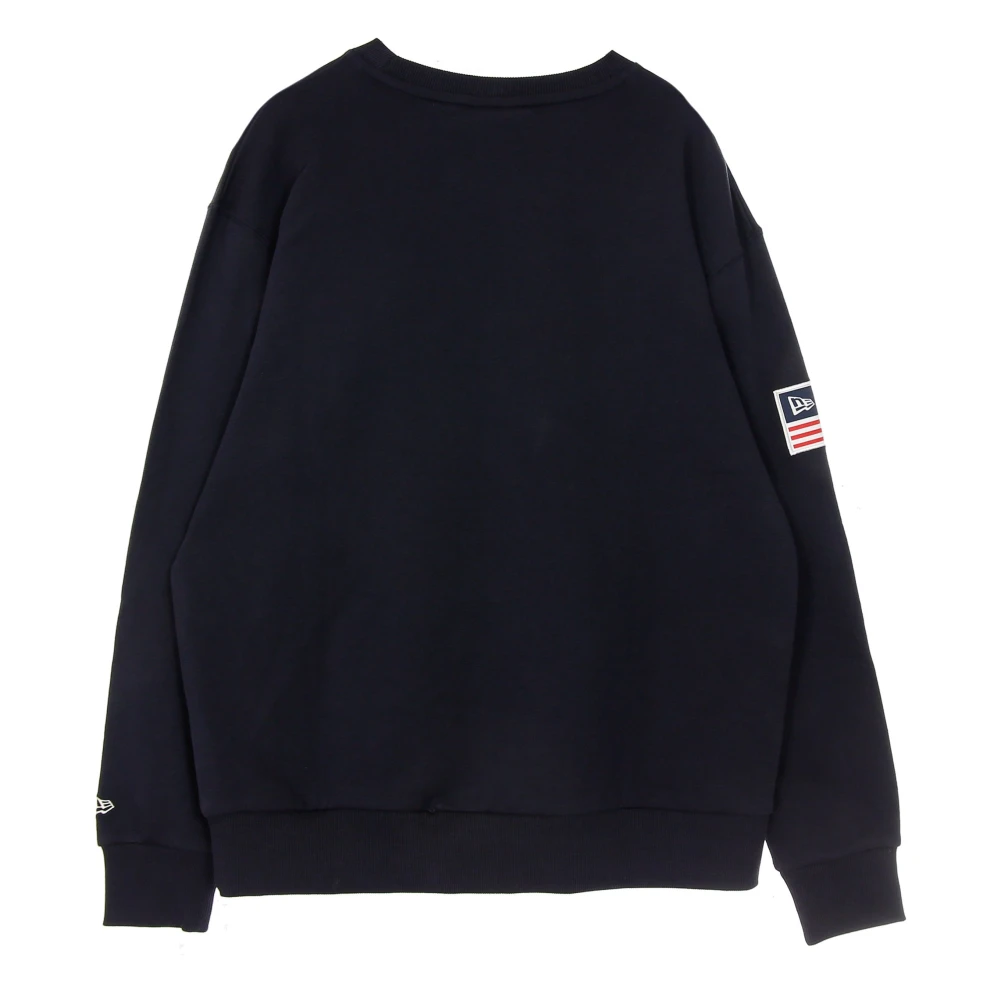 new era Lichtgewicht Crewneck Sweatshirt Navy Blue Heren