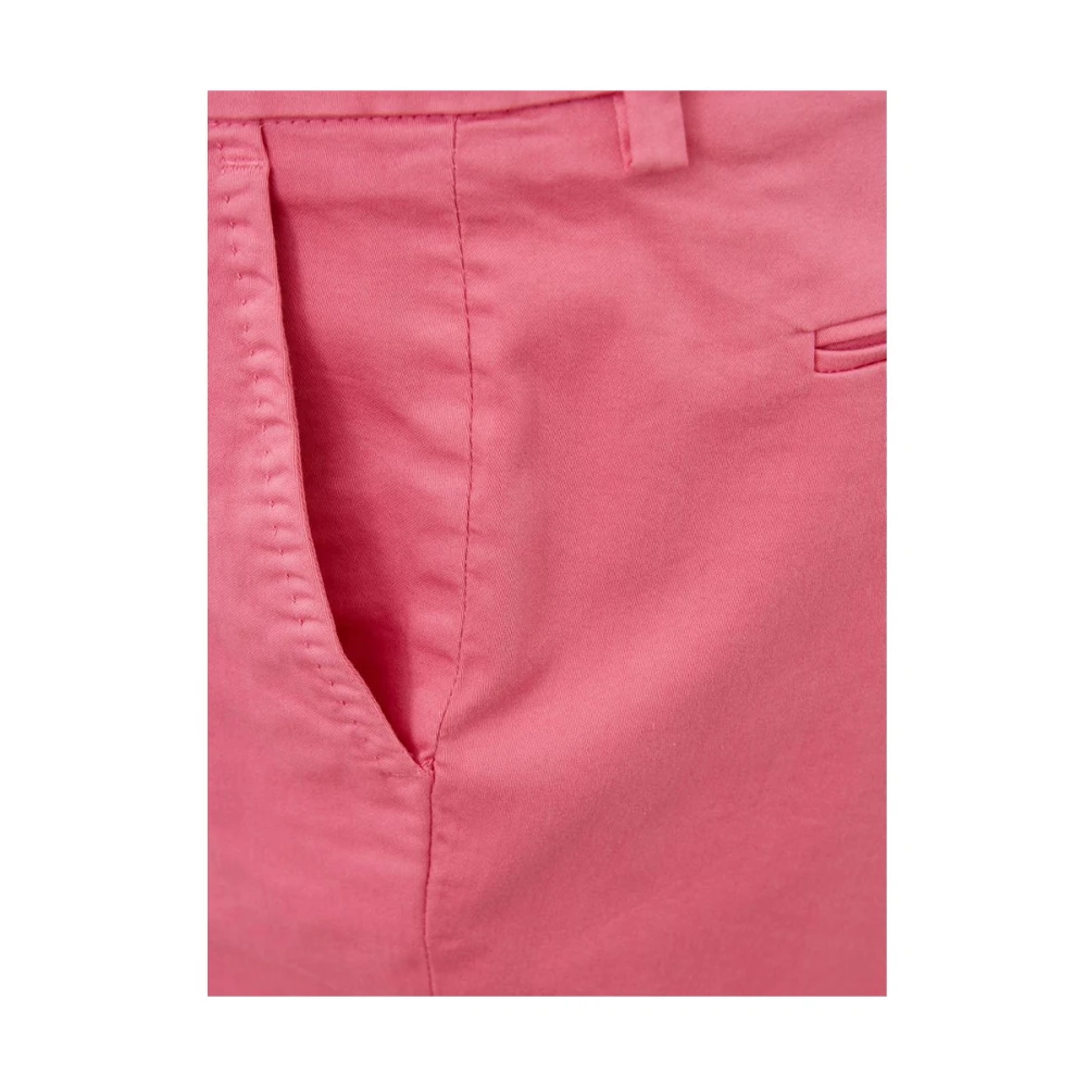 Lardini Elegante Katoenen Broek in Roze Pink Dames