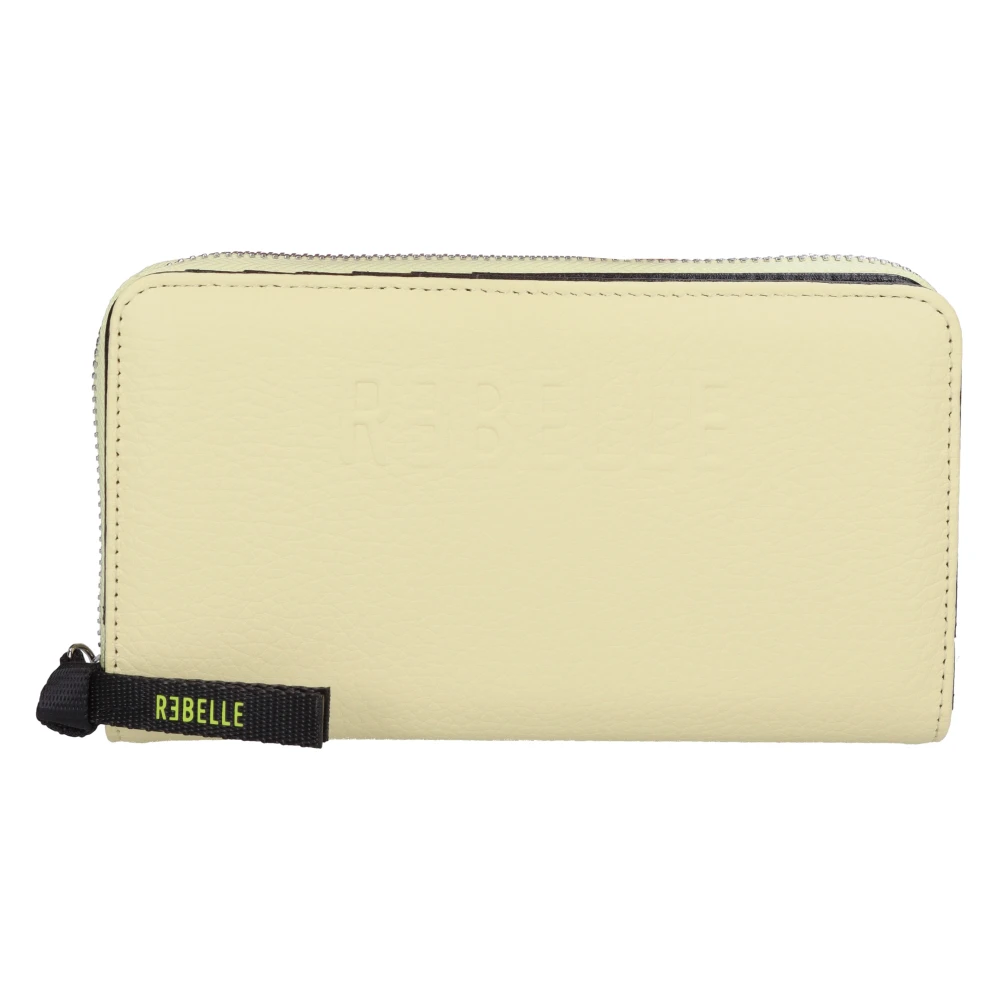 Rebelle Vrouw Geel Accessoires Dames, One Size, Leer, Wallets & Cardholders