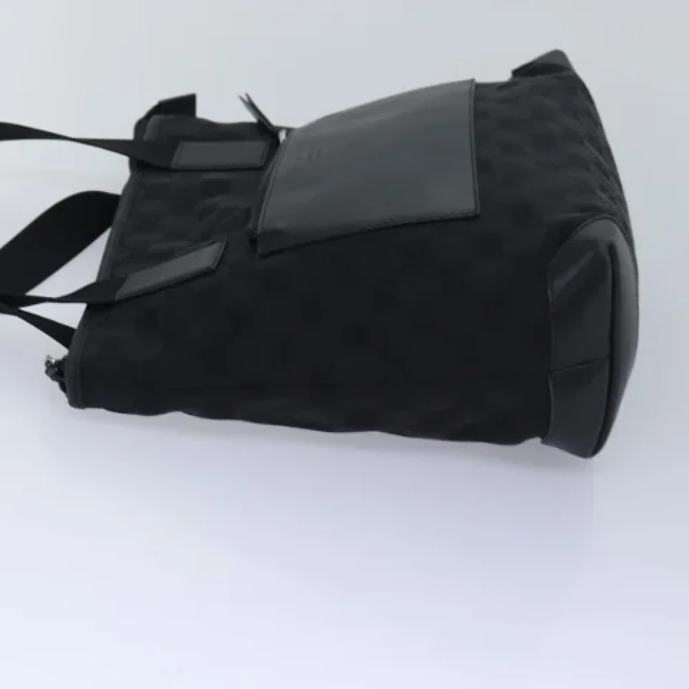 Gucci Vintage Pre-owned Canvas totes Black Dames