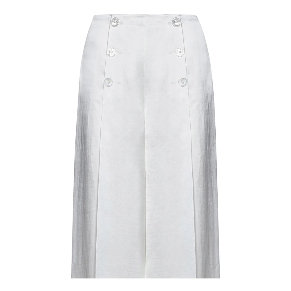 Ralph Lauren Wide Trousers White Dames