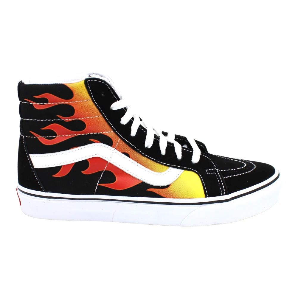 Vans Vlam Hi-Top Canvas en Suède Sneaker Heren Schoenen Zwart