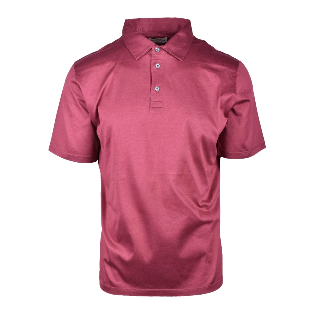Ballantyne Katoenen Polo Shirt Red Heren