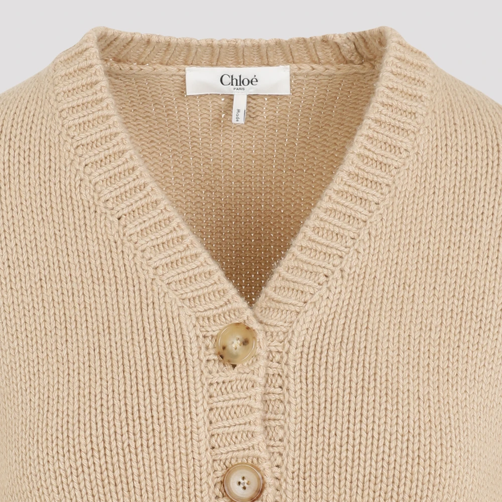 Chloé Ultimate Nude Cardigan Beige Dames