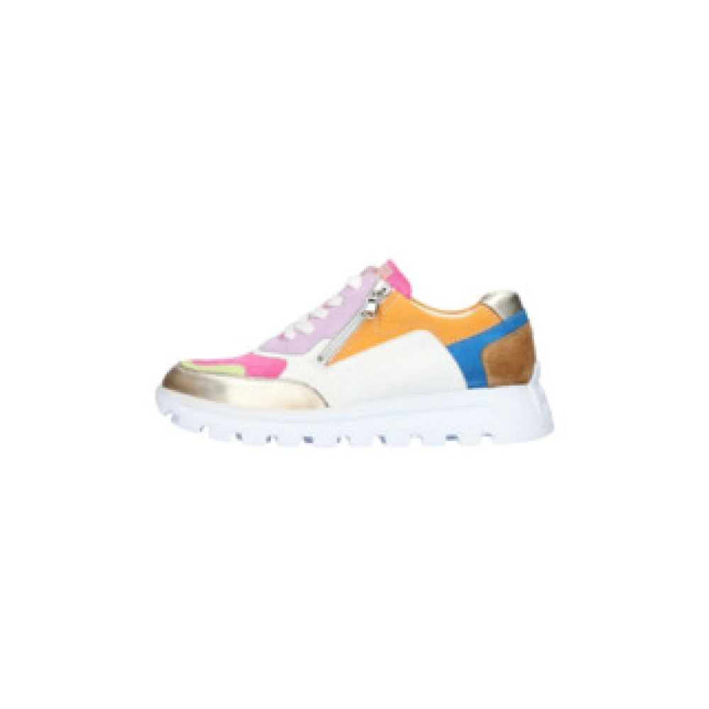 Waldläufer Moderne Gouden Sneaker voor Vrouwen Dames Schoenen Veelkleurig Multicolor