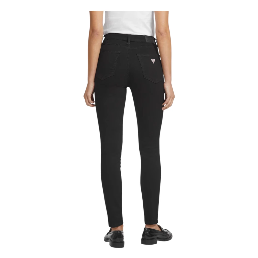 Guess Biologische Skinny Jeans Black Dames