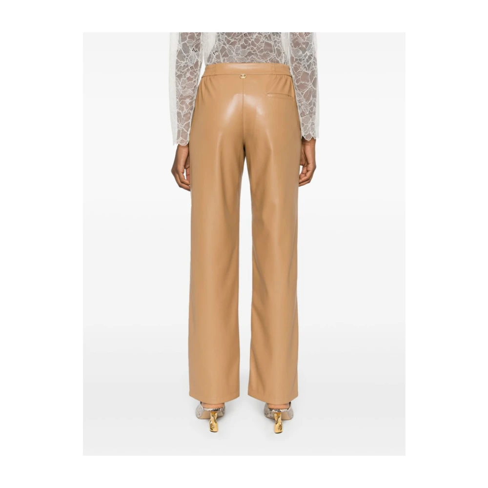 Twinset Stijlvolle Broek Set Brown Dames