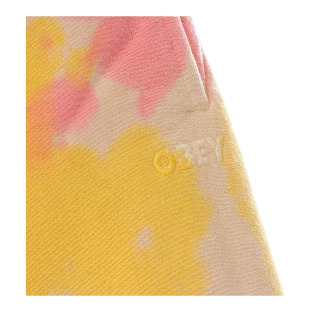 Obey Tie Dye Gele Sweatpants Heren Multicolor Heren