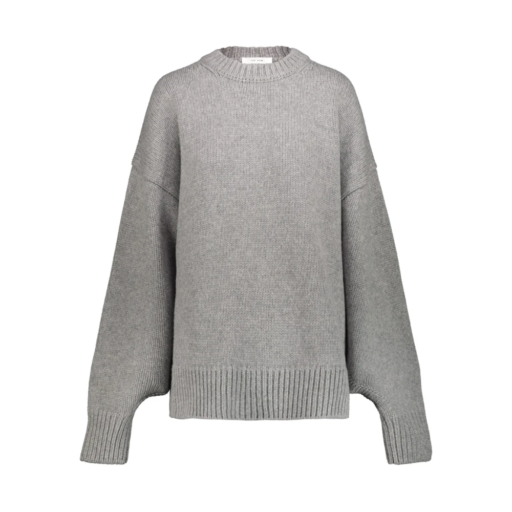 The Row Luxe Crewneck Ophelia Sweater Gray Dames