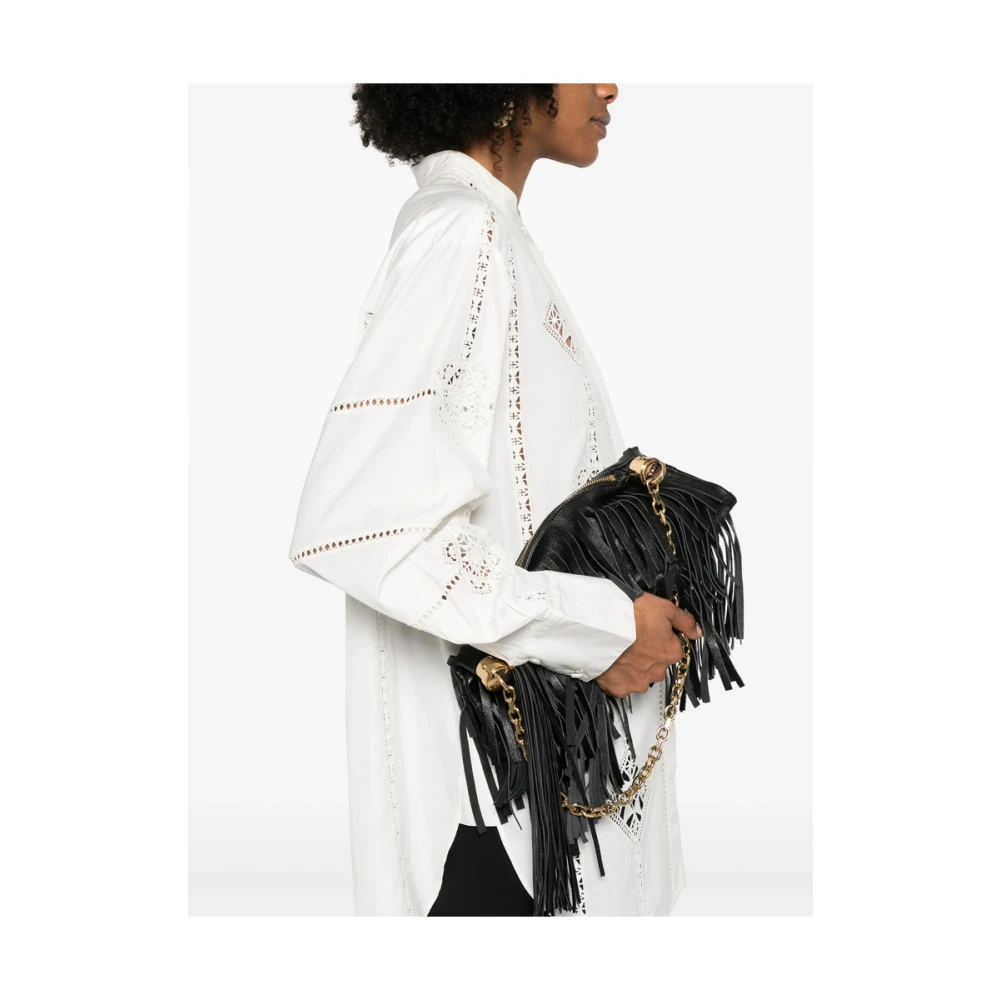 Isabel marant Witte Geborduurde Overhemd met Lange Mouwen White Dames
