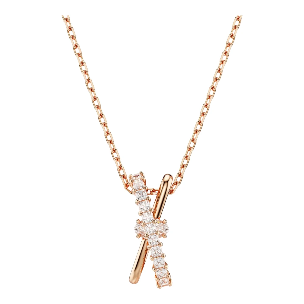 Swarovski Women's White Necklace With Pendant Hyperbola 5689788