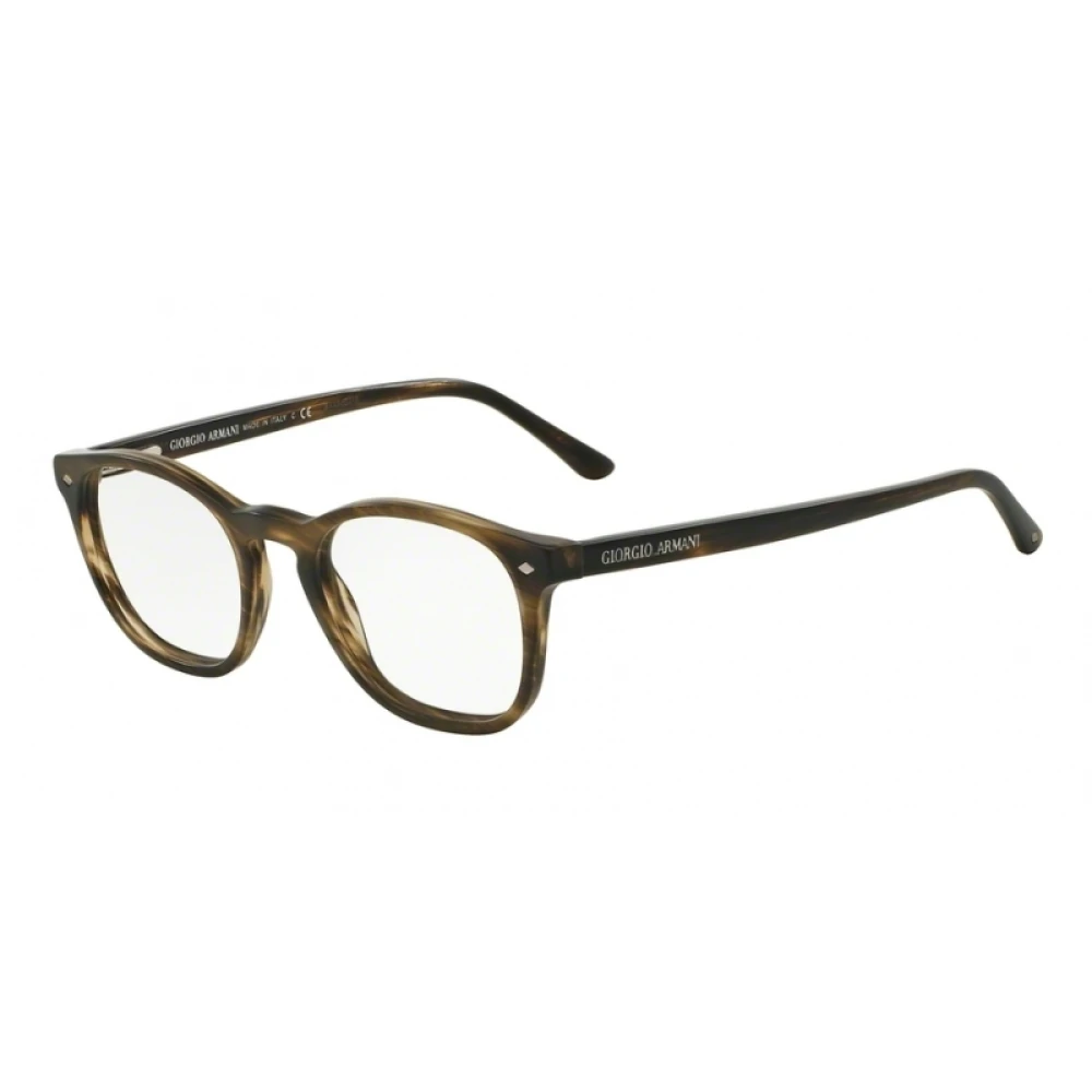 Giorgio Armani Men's Brown Glasses,, Fashion Eyeglasses Medium