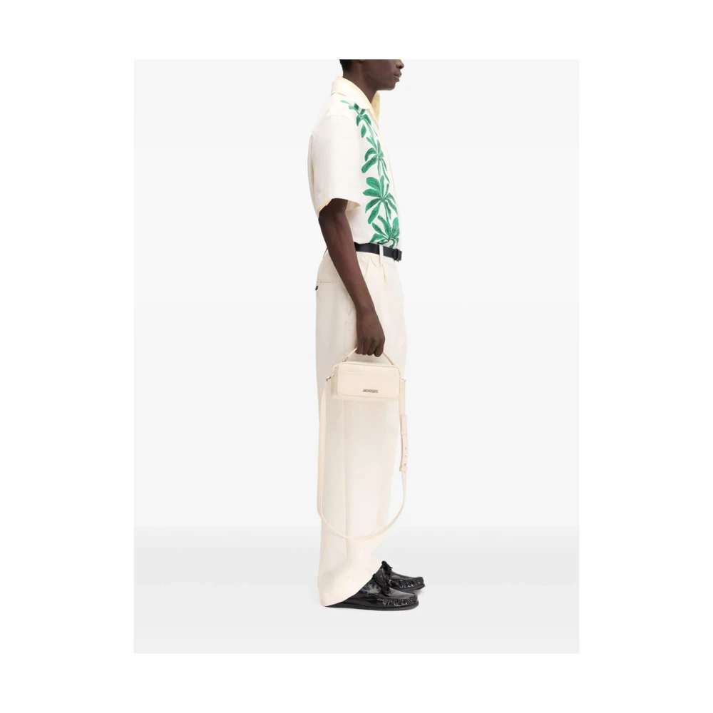 Jacquemus Beige Palmboomprint Shirt Multicolor Heren