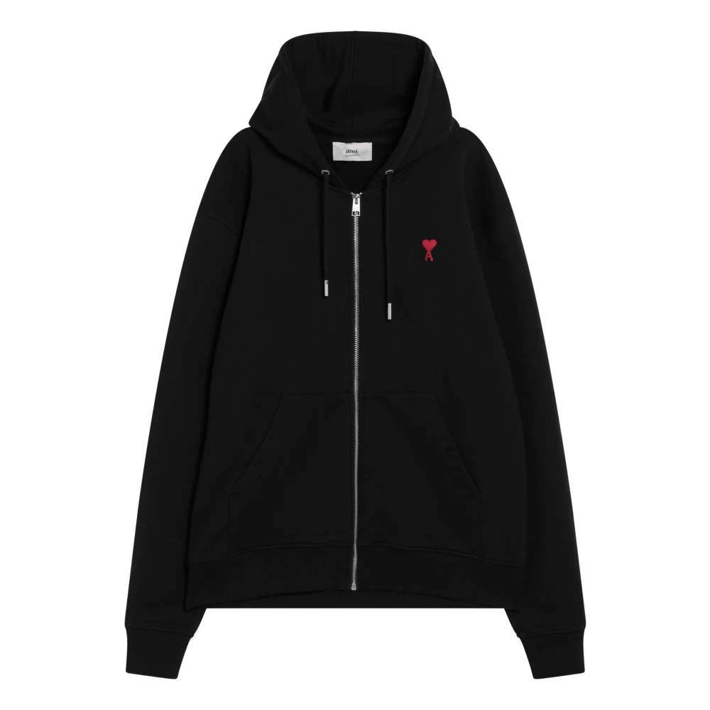 Ami Paris Hoodie Black Heren