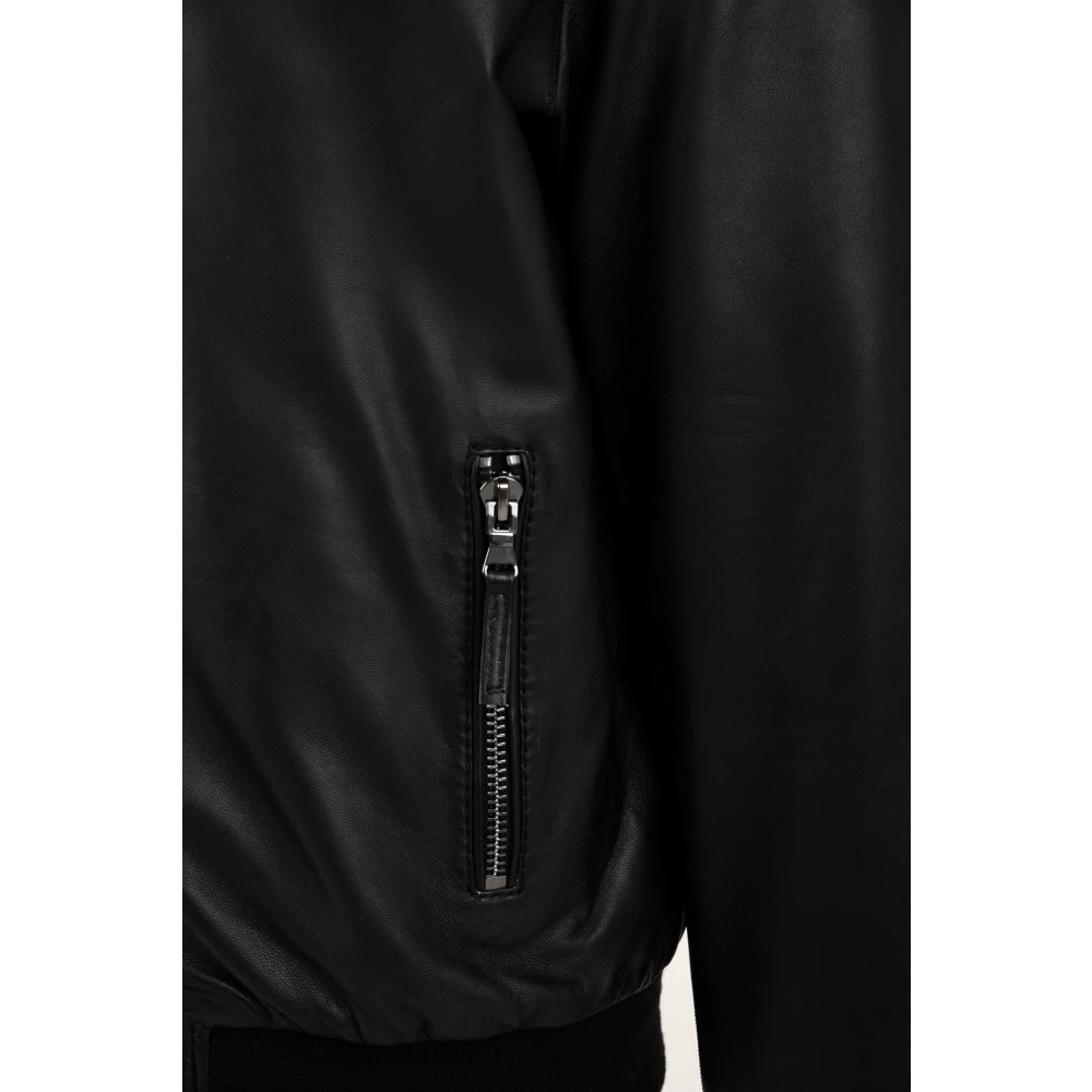 The Jack Leathers Omkeerbare Leren Jas Derek Seamless 20 Zwart Black Heren