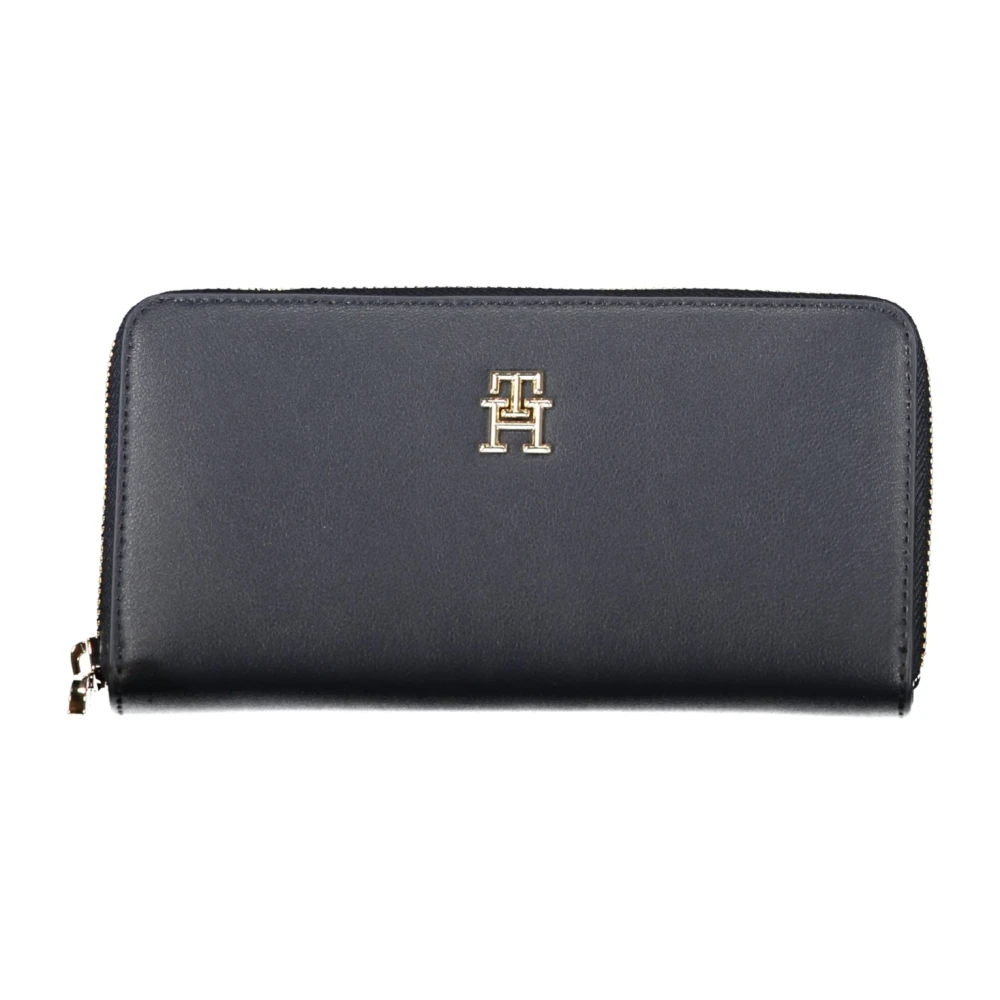 Tommy Hilfiger Blauwe Damesportemonnee met Ritssluiting Blue Dames