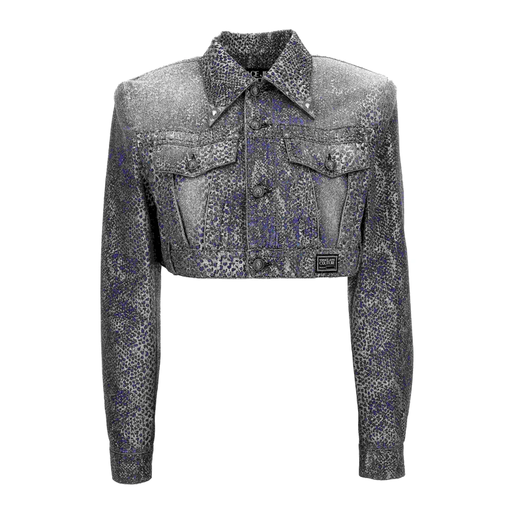Versace Jeans Couture Stijlvolle Jassen Collectie Blue Dames
