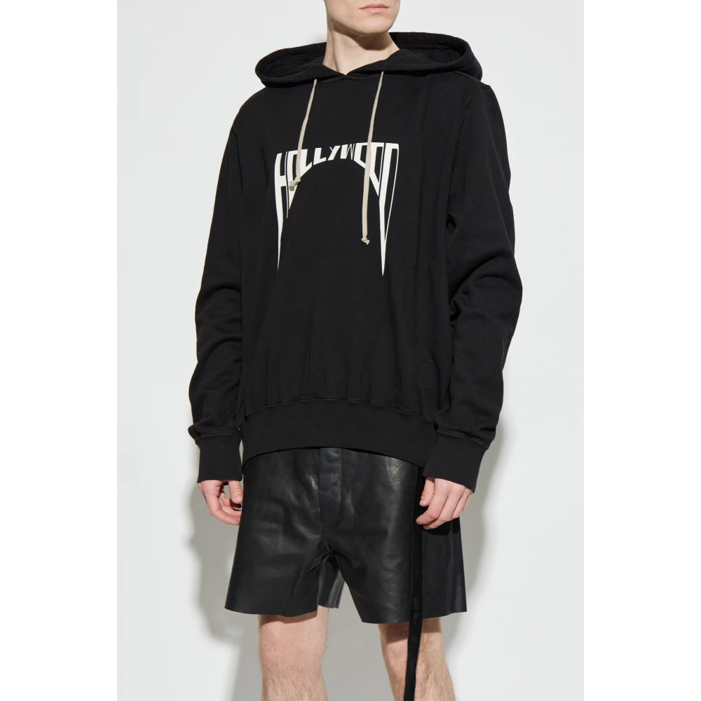 Rick Owens Bedrukte Sweatshirt Black Heren
