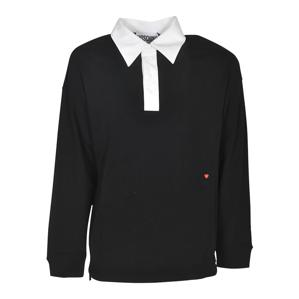 Moschino Stijlvolle T-shirts en Polos Black Heren