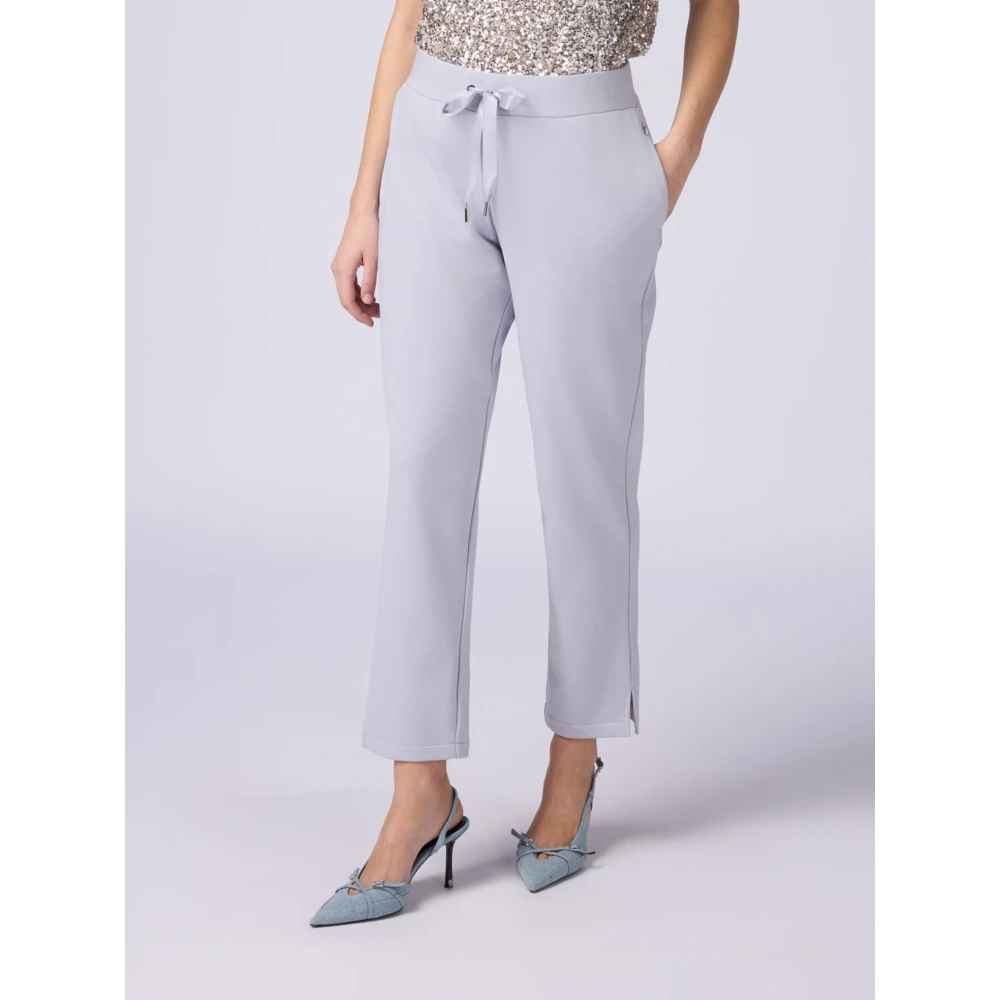 Oltre Joggers in katoenmix Gray Dames