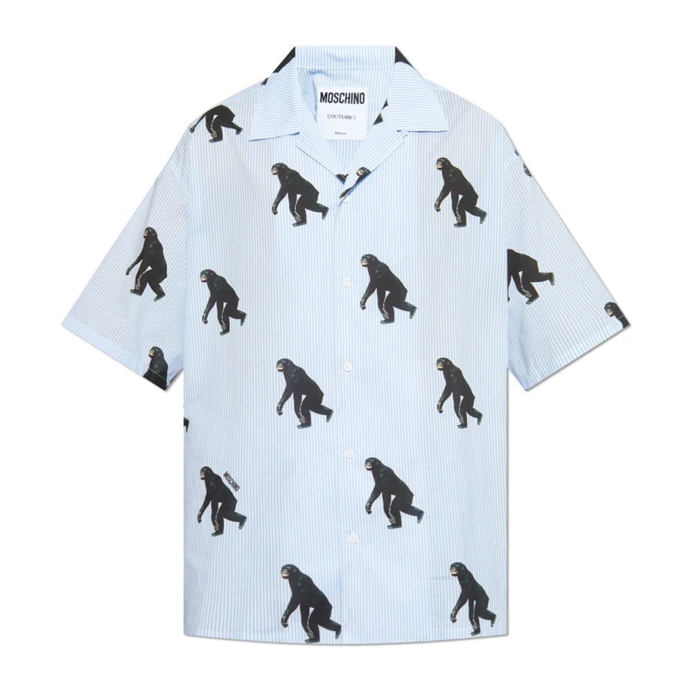 Shirts > Short Sleeve Shirts - - Moschino - Modalova