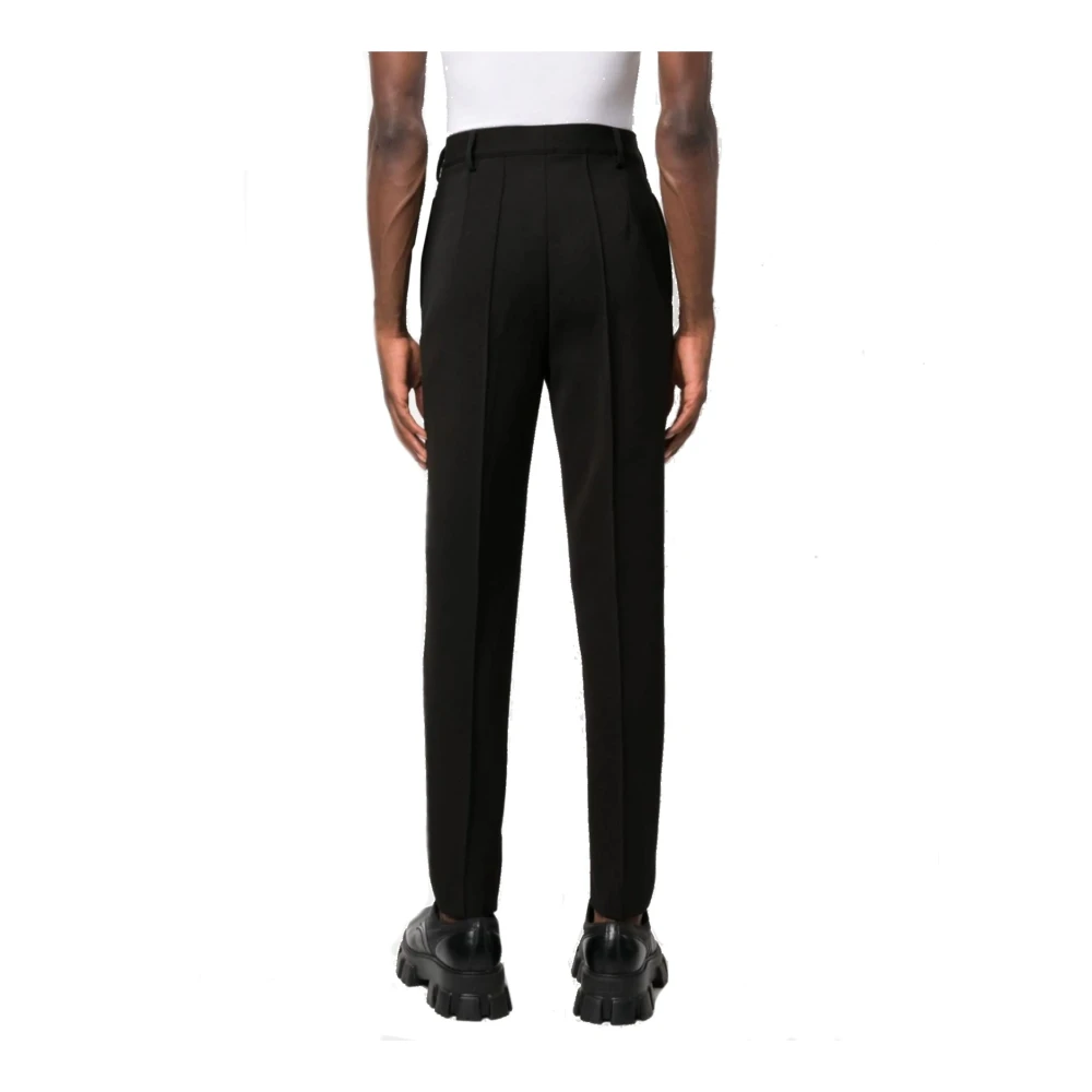 Prada Zwarte Broek met Zijzakken Black Heren