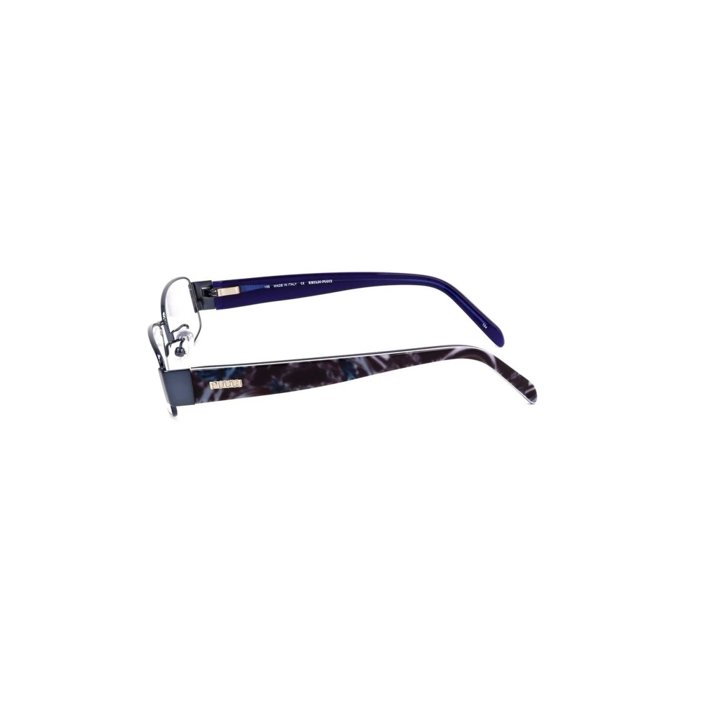 EMILIO PUCCI Blauwe Metalen Damesbril Blue Dames
