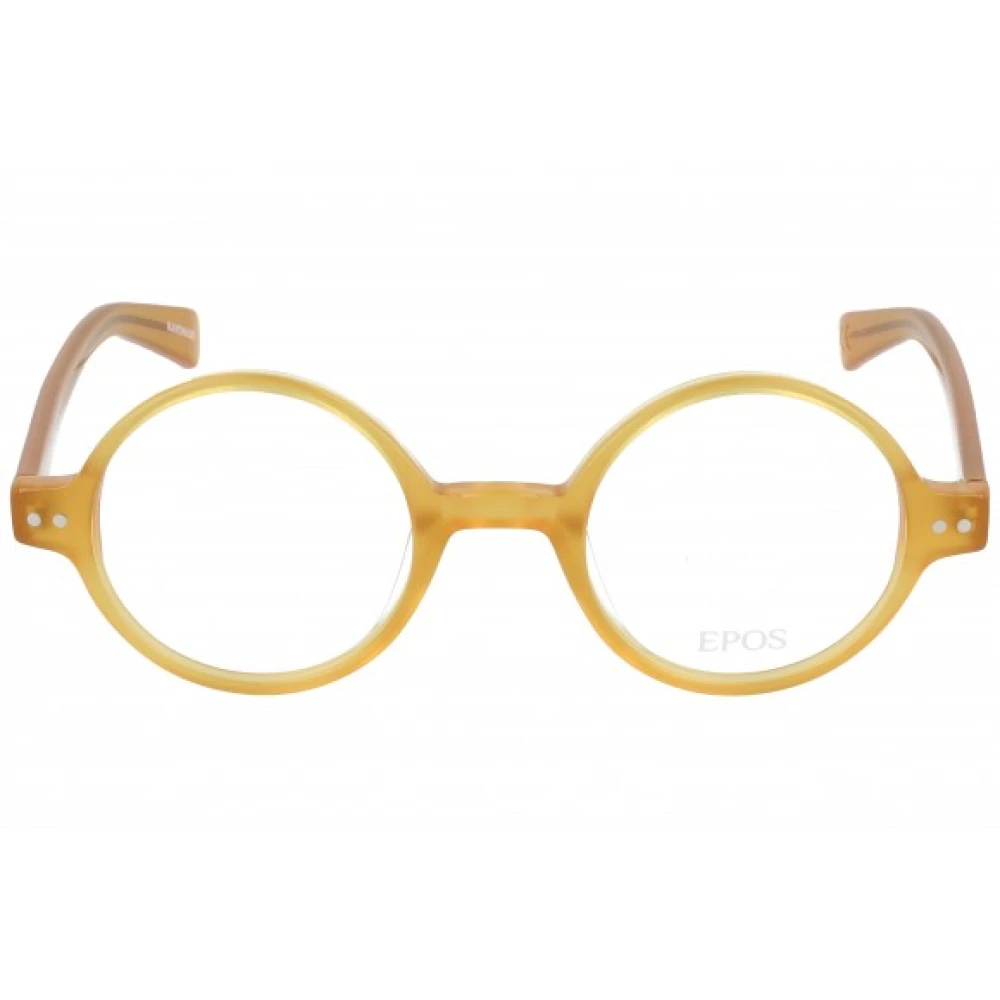 Epos Iconische Brilmonturen met 3 Jaar Garantie Yellow Unisex