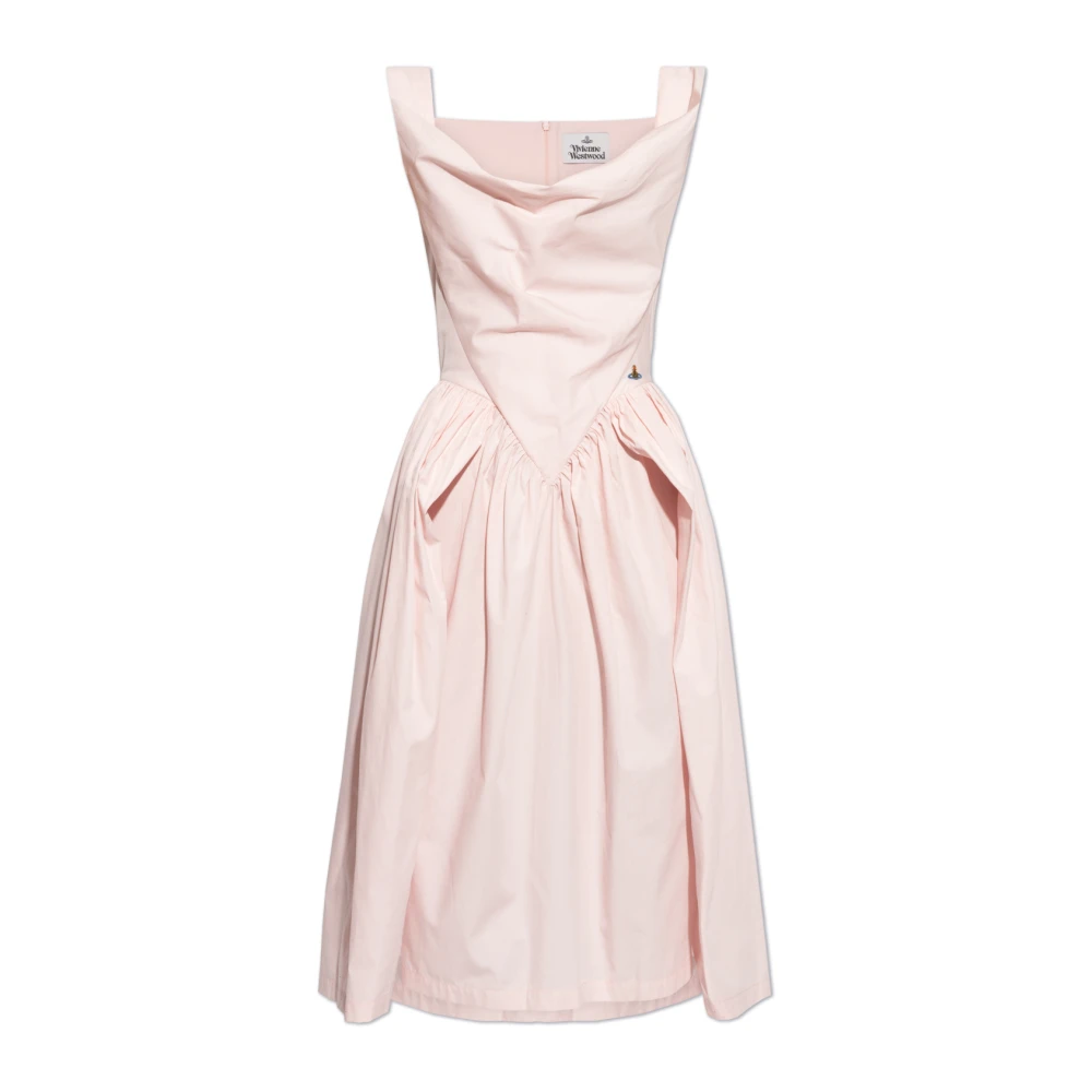 Vivienne Westwood Wijd uitlopende Jurk Pink Dames