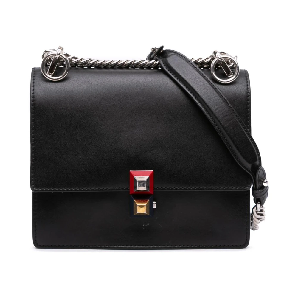 Fendi Vintage Women's Black Pre-Owned Shoulder Bag