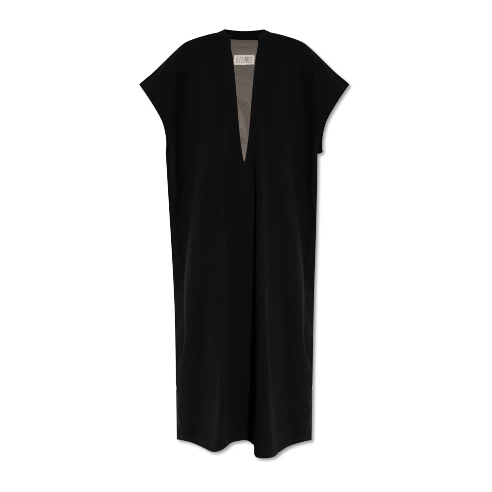 MM6 Maison Margiela Losvallende jurk Black Dames