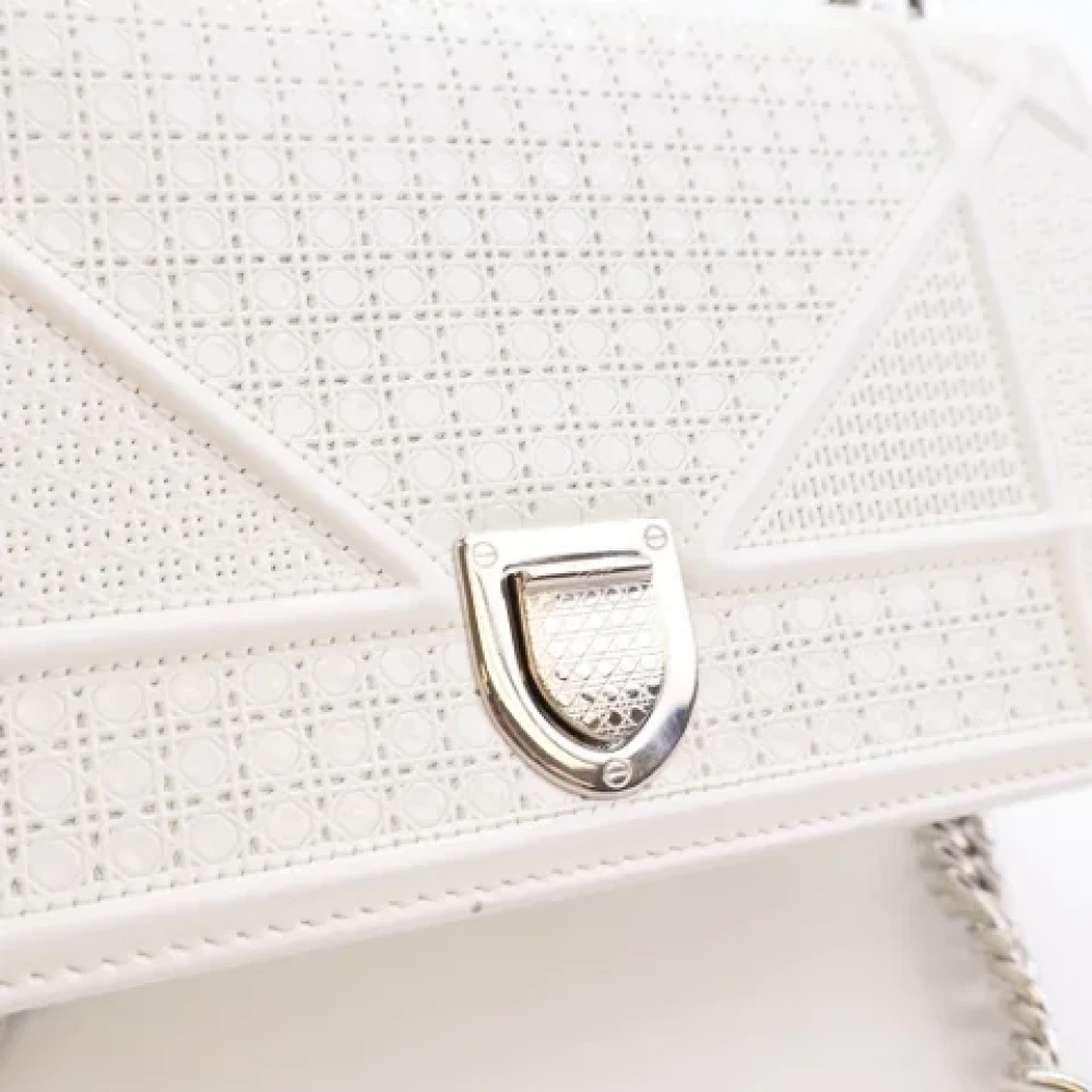 Dior Vintage Pre-owned Leather dior-bags White Dames