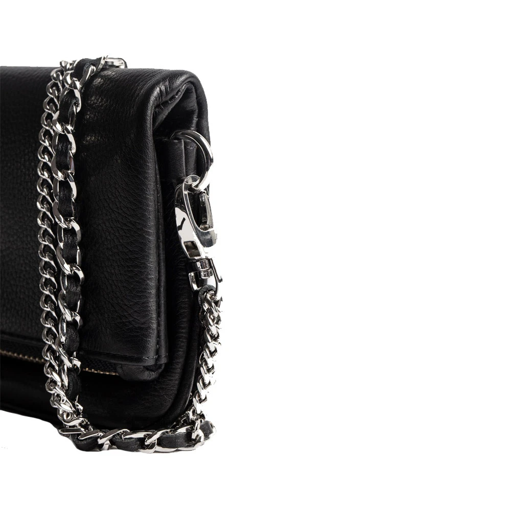 Zadig & Voltaire Zwarte Rock Nano Pouch Schoudertas Black Dames