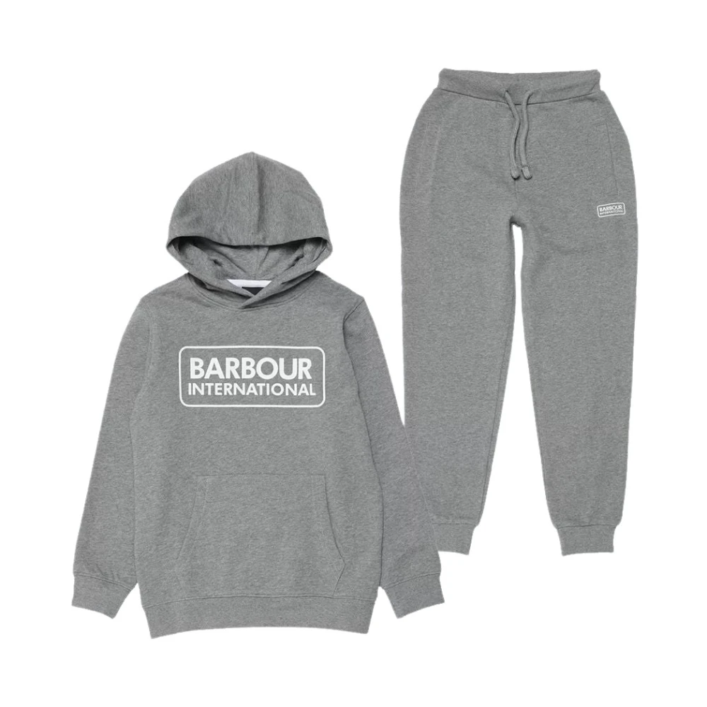 Barbour Mysig Hoodie och Jogging Set Gray, Unisex