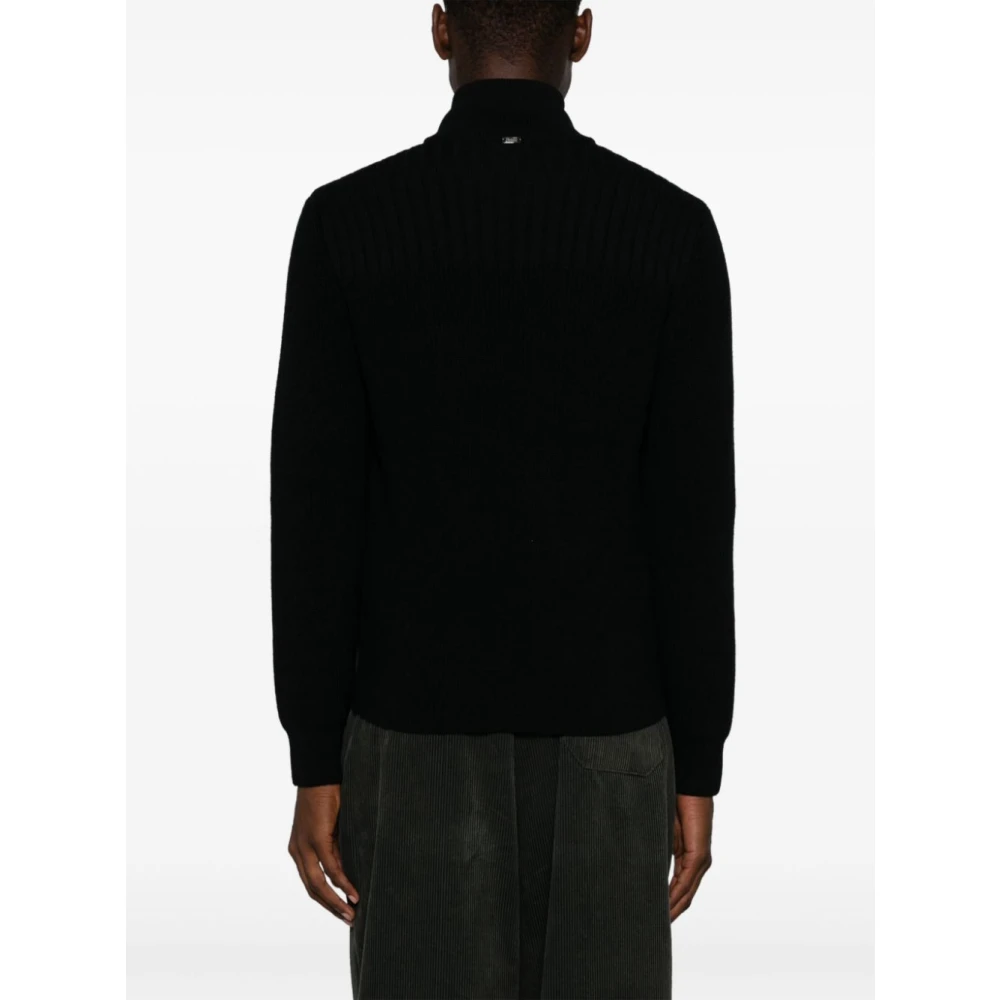 Herno Zwarte Vesten Truien Black Heren