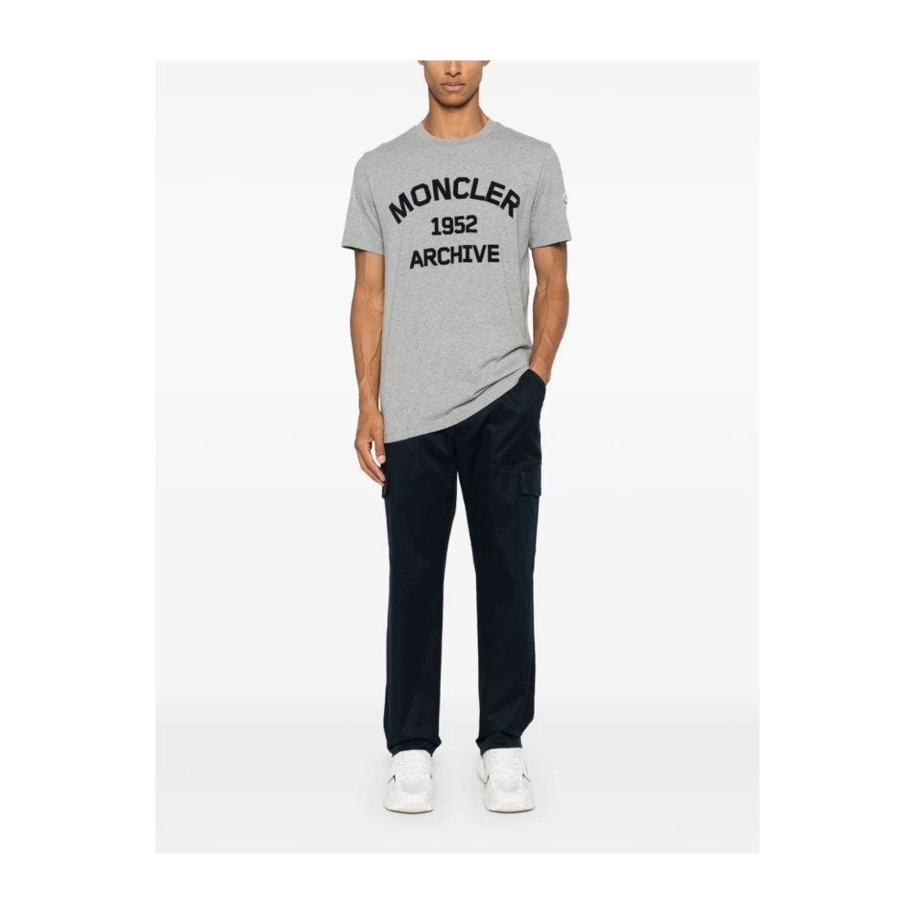 Moncler Blauwe Broek voor Mannen Blue Heren