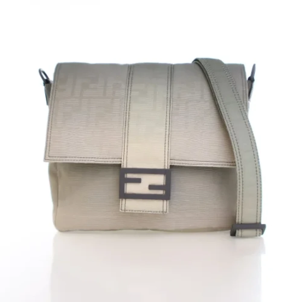 Fendi Vintage Pre-owned Fabric fendi-bags Gray Dames