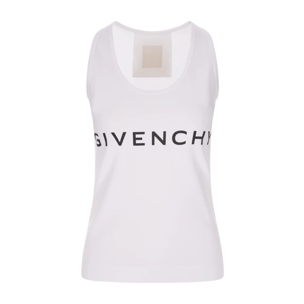Givenchy Tanktop met ronde hals White Dames