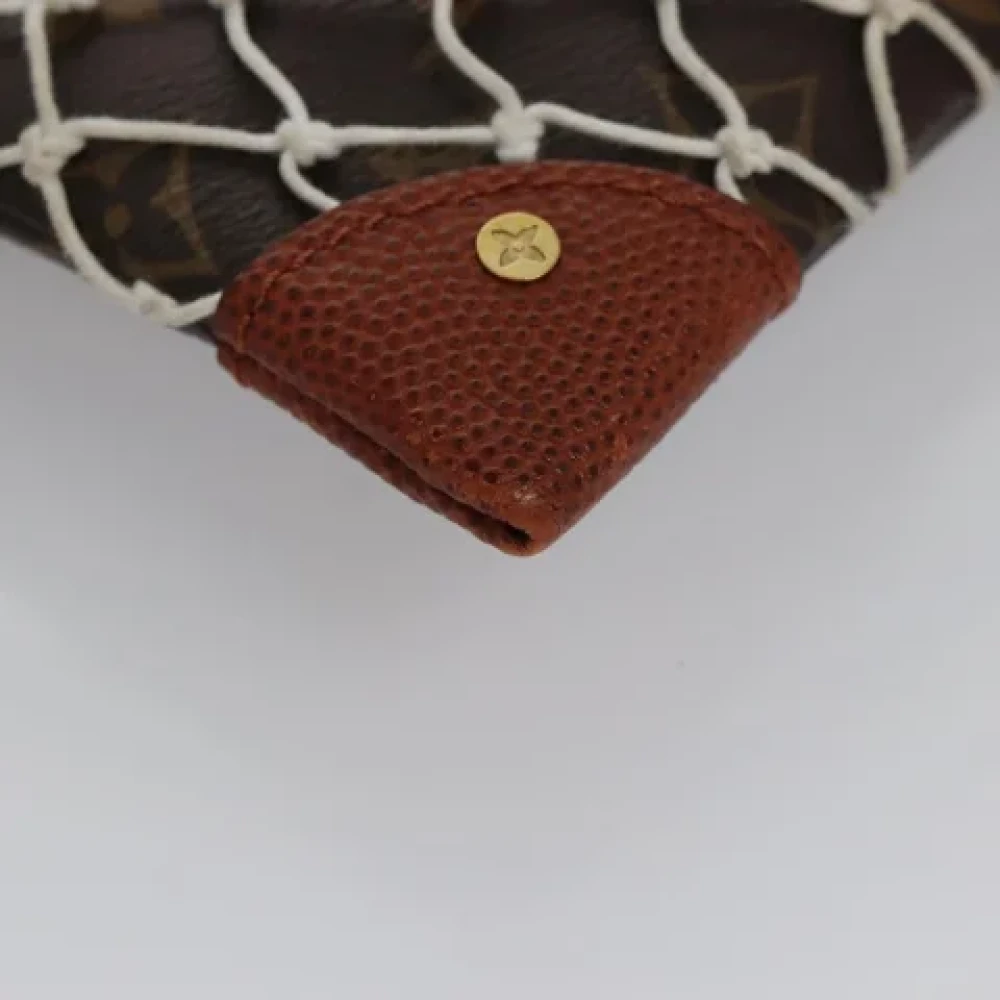 Louis Vuitton Vintage Pre-owned Canvas clutches Brown Dames