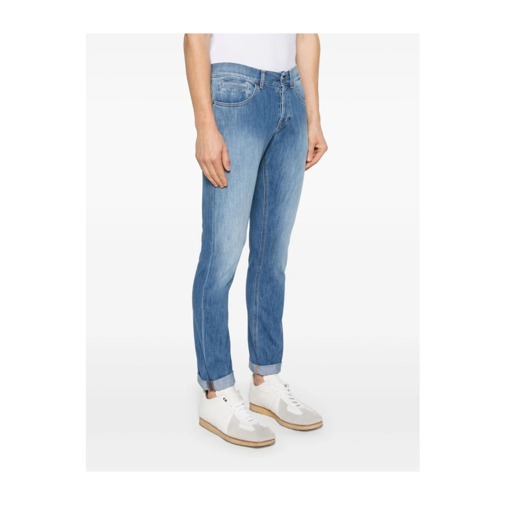 Dondup Blauwe Jeans voor Mannen Blue Heren
