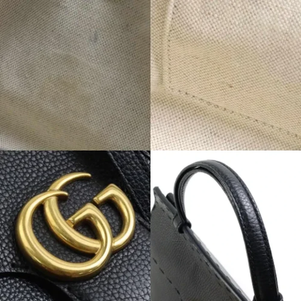 Gucci Vintage Pre-owned Fabric gucci-bags Black Dames