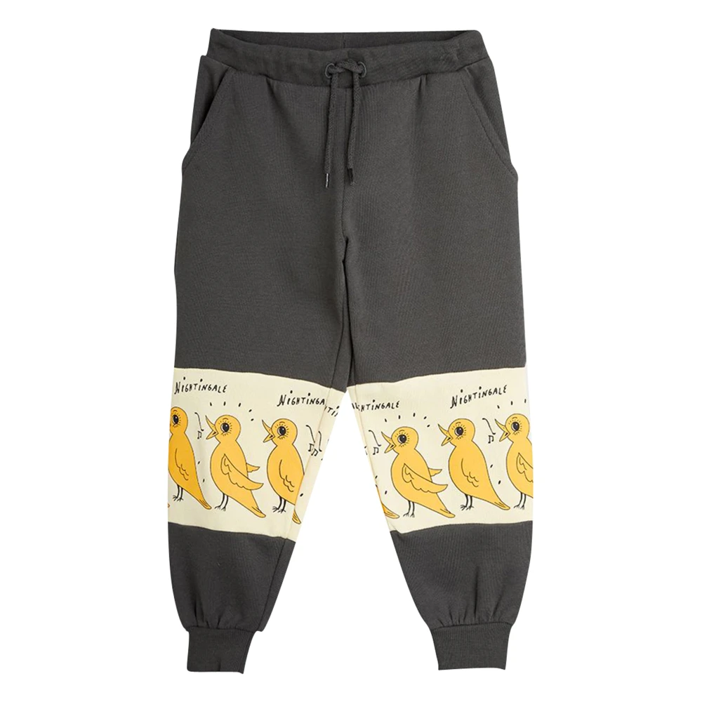 Mini Rodini Boys Black Sweatpants, 2 Y, Sport Joggers