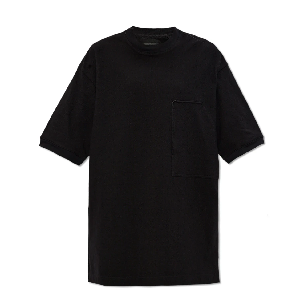 Y-3 T-shirt met zak Black Dames