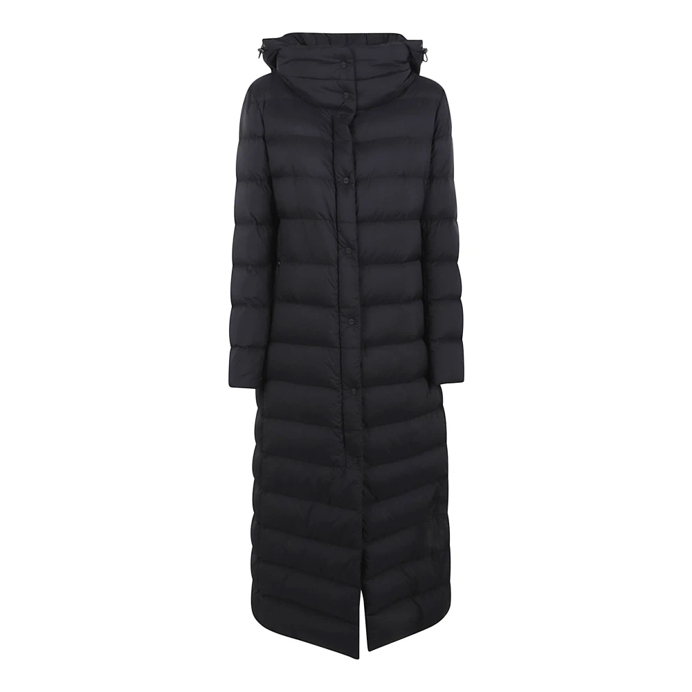 Herno Svart La Giacca Nylon Down Jacket