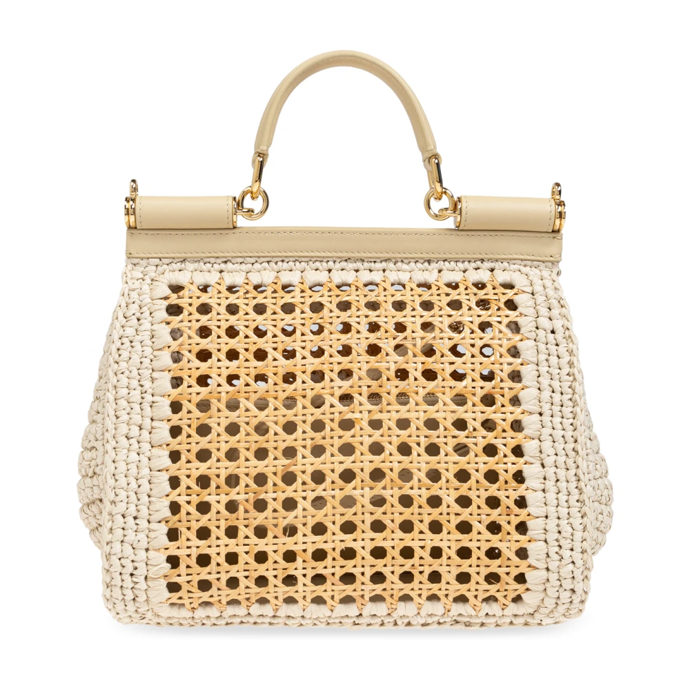 Dolce & Gabbana Schoudertas Sicily Beige Dames