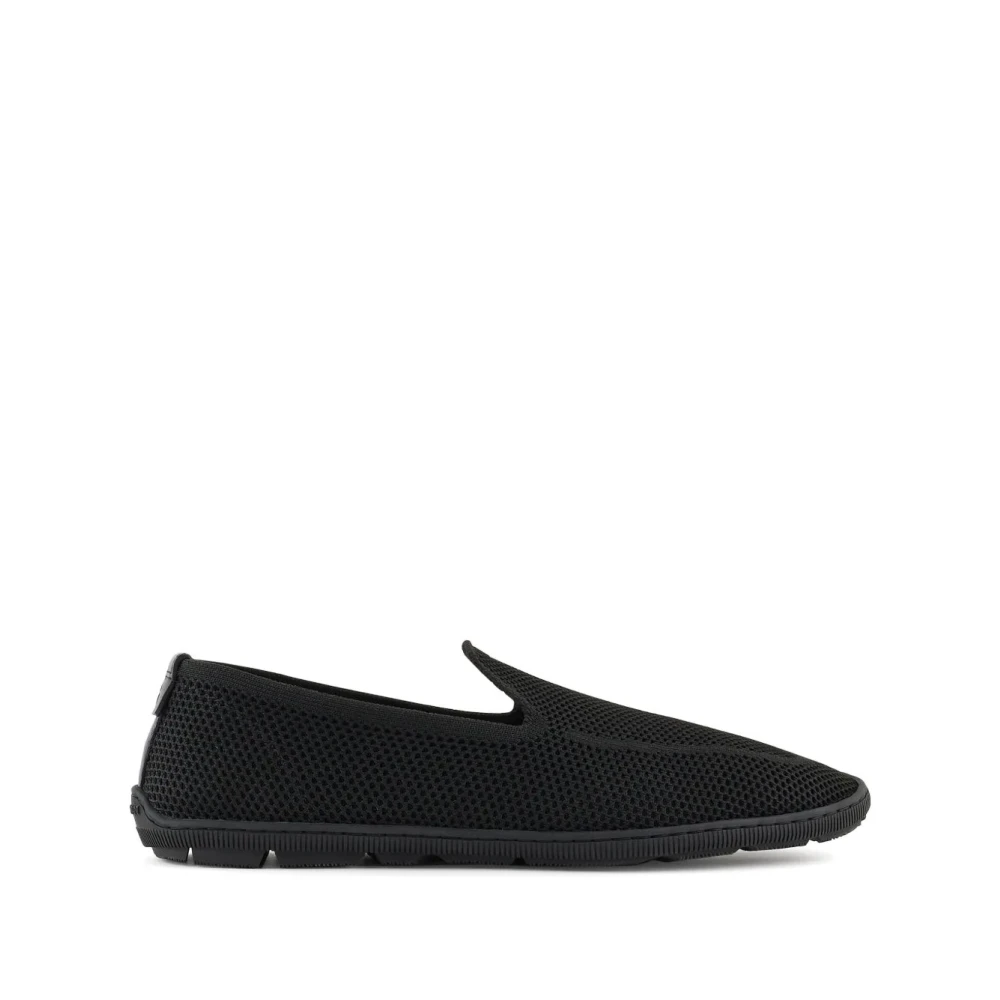 Giorgio Armani Herren Schwarz Schuhe, K, 46 Eugröße: