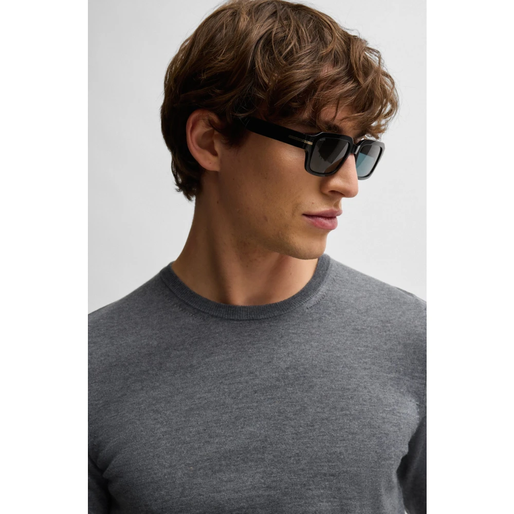 Hugo Boss Essentiële Gedefinieerde Pasvorm Sweater Gray Heren