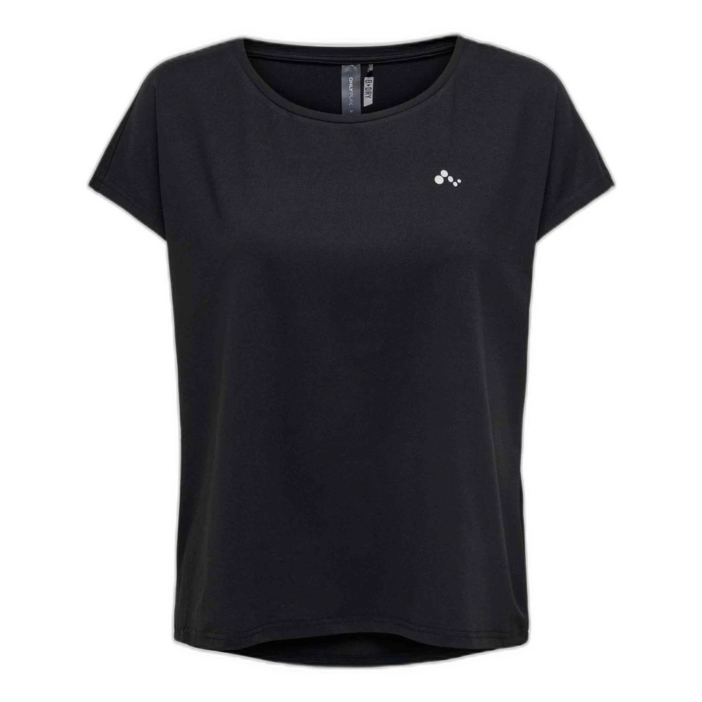 Only Damen Schwarz Camiseta De Manga Corta